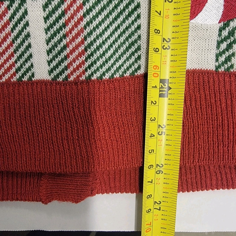 Her Universe Disney Mickey Minnie Holiday Embroidered Plaid Sweater Vest‎ Wom XL - Picture 9 of 10